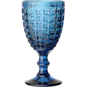 Бокал для вина Glassware Куб 340 мл синий 2