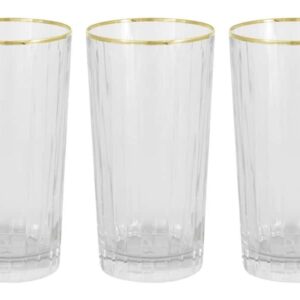 Набор стаканов для воды Same Пиза золото 0,375 л 6 шт 2
