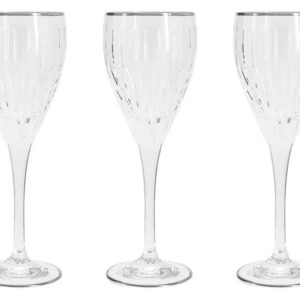 Набор бокалов для вина Same Пиза серебро 0,25 л 6 шт 2
