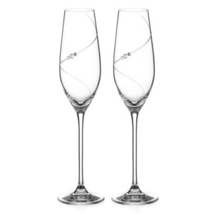 Набор бокалов для шампанского Diamante Силуэт 0,21 л 2 шт 2