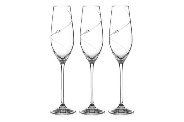 Набор бокалов для шампанского Diamante Силуэт 0,21 л 6 шт 2