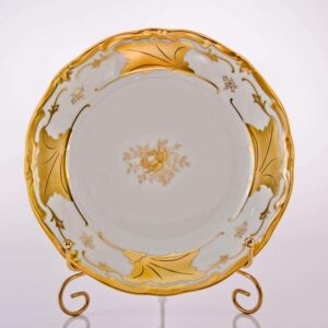 Набор тарелок Weimar Porzellan Кленовый лист белый 22 см 6 шт 2