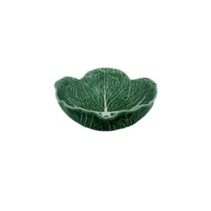 Салатник индивидуальный с резным краем Bordallo Pinheiro Капуста зеленый 17,5 см 2
