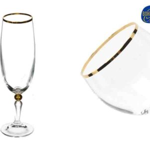 Набор бокалов для шампанского Crystalex Кармен 190 мл 2