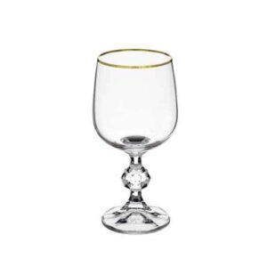 Набор бокалов для вина Crystalex Клаудия Отводка золото 230 мл 2