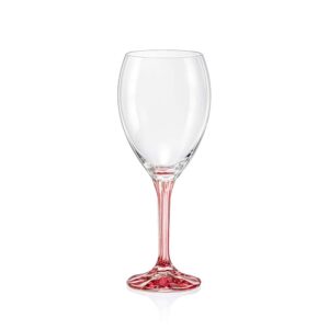 Набор бокалов для вина Crystalex Магнолия pink 350 мл 2