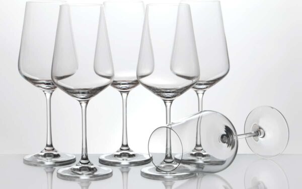 Набор бокалов для вина Crystalex Сандра недекорированный 550 мл 2