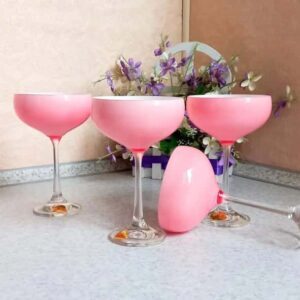 Набор креманок Crystalex Пралине D5250 цвет розовый 180 мл 2