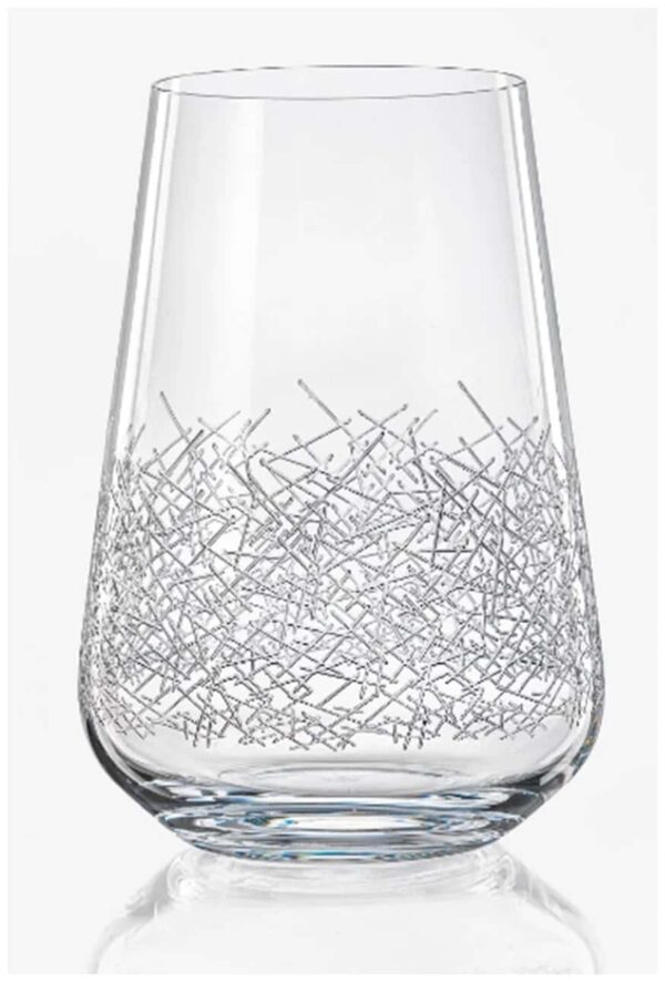 Набор стаканов Crystalex Сандра Морозный узор 380 мл 2