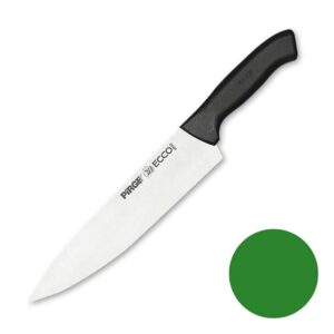 Нож поварской Pirge 23 см зеленая ручка posudochka