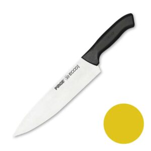 Нож поварской Pirge 23 см желтая ручка posudochka